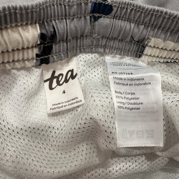 Tea Collection Grey Shark Snack Swim Trunks - Picture 5 of 8